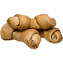 Peanut Butter Basted Rawhide Bones (6" Length; 6-Pack)