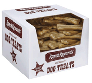 Ranch Rewards Rawhide Pressed Bones, Wholesale Pack (50-200 Value Packs)