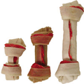 Dingo Knotted Rawhide Bone (White)