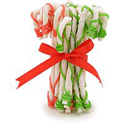 Holiday Rawhide Candy Canes Medium (5'' Length; 30-Pack)
