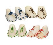 Holiday Rawhide Shoes (5'' Length; 20-Pack)