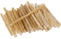 Loving Pets Natural Beefhide Twists (5'' Length; 100-Pack)