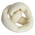 Rawhide Chew in the Shape of Pretzel (6'' Diameter) Rawhide Chew in the Shape of Pretzel (6'' Diameter)
