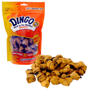 Dingo Beefy Rawhide Bones Bulk (2.5'' Length; 21 Bones Value Bag)