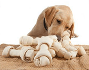 Select Grille Rawhide Dog Bones in Bulk (9-20 Packs)